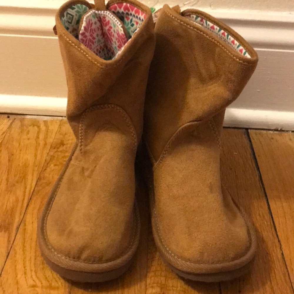 Girls Tan Boots